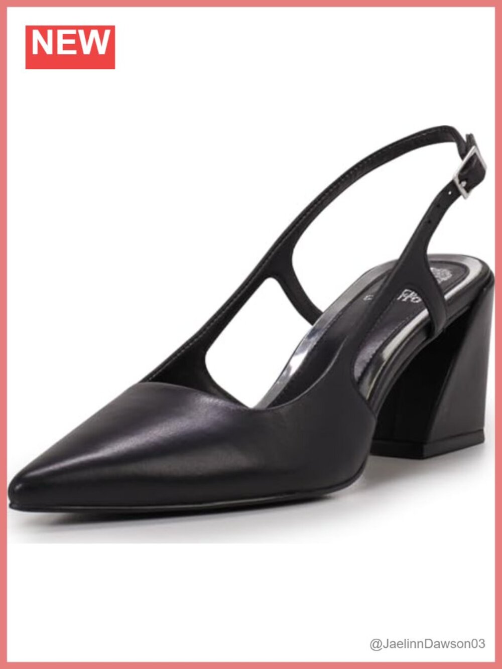 Vince Camuto Women's Sindree Pumps - Leather Geometric Cutout Heels, Block